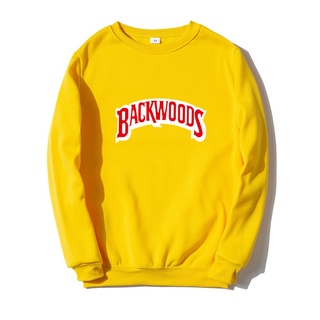 Men Round Collar Sweatshirt Hoodies Streetwear Backwoods Sweatshirts Women The Screw Thread Cuff Unisex Hip Hop Hoodie Pullover