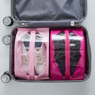 Transparente Mica bolsa de zapatos de plástico - bolsa de zapatos plegable F247