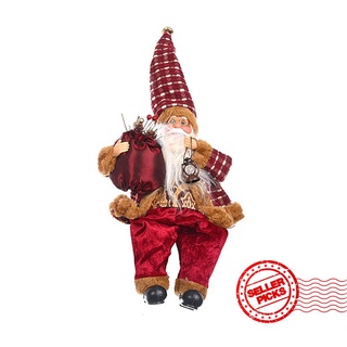 navidad nuevos productos decoraciones santa claus juguete muñeca decoraciones sentado navidad H1H2