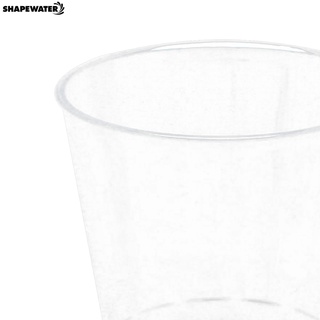 Shapewater ligero transparente tazas Mousse pastel contenedor vajilla accesorios de cocina (9)