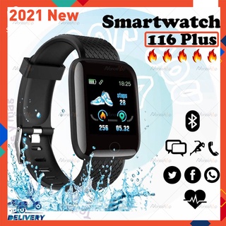 Reloj inteligente 116 plus Smart pulsera con pantalla a Color bluetooth reloj inteligente monitor de ritmo cardíaco y presión arterial impermeable para Ios Android deportivo