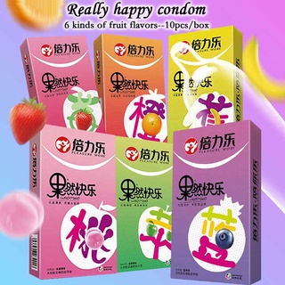 Preservativos Extra Lubricados Látex Delay Sexo Condón Anticoncepción Suministros Condones 10 Unids/pack Reutilizable