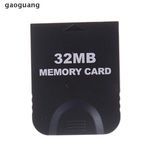[gaoguang] 32MB Memory Card Block For Nintendo Wii Gamecube GC Game System Console .