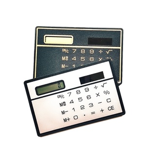 2021 calculadora solar creativa tipo tarjeta calculadora mini calculadora portátil ultradelgada de regalo de oficina
