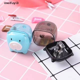 [meifuyi3] mini sacapuntas de cerdo de dibujos animados para estudiantes niños regalos de oficina papelería mx567 (3)