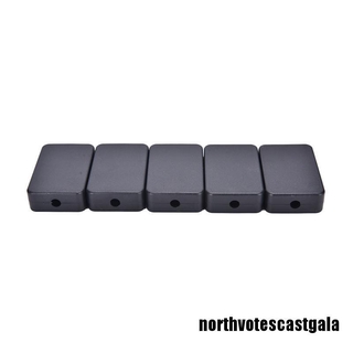 stgala 5pcs plástico eléctrico negro impermeable caso proyecto caja de unión 48*26*15mm super