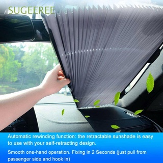 SUGEEREE Interior Replacement Accessories Car Window Sun Visors Windshield Sun Shade Block Protector Sunshade Cover Retractable Curtains Solar UV Protect Auto Parts Hot Automobiles Curtain