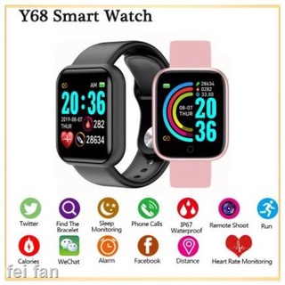 Y68 Reloj Bluetooth Smart Watch Impermeable Monitoreo De Frecuencia Cardíaca