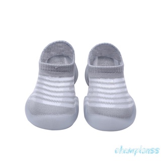 Caliente antideslizante calcetines zapatos niño bebé suelas de goma Prewalker