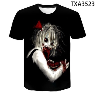 Nuevo Horror T Punisher Streetwear Impreso Camiseta Cool Tee