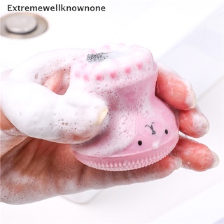 enmx cepillo de limpieza facial de silicona caliente en forma de pulpo limpiador de poros suave cepillo de masaje nuevo
