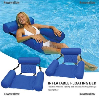 [Adore] Swimming Pool Folding Adjustable With Backrest Inflatable Chair Air Mattress newswallow (1)