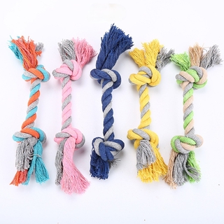 1pcs Bite Resistant Pet Dog Chew Toys Cleaning Teeth Rope Knot Ball Toy Playing Animals Dogs Toys