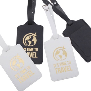 augetyi8bo es hora de viajar de cuero de la pu etiquetas de equipaje de protección de privacidad bolsa de viaje etiquetas maleta etiqueta (5)