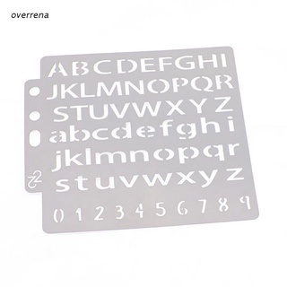 ove Letters Stencils Template Painting Scrapbooking Embossing Stamping Album Card