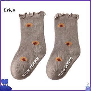 Erin calcetines suaves de piso para niñas/calcetines elásticos antideslizantes absorbentes de sudor para aprendizaje a pie