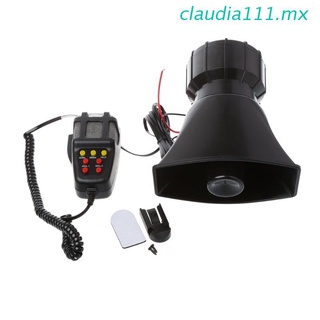 claudia111 100W 12V Car Truck Alarm Police Fire Loud Speaker PA Siren Horn MIC System Kit