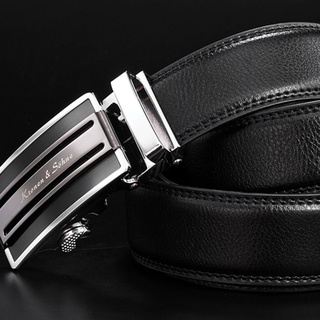 Xry cinturón De cuero flexible para hombre con hebilla Automática/Casual 05.25
