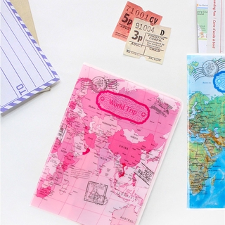Cactu Fashion pasaporte titular Protector caso cubierta nueva cartera bolsa de viaje mundo billete documento/Multicolor (8)