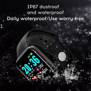 Y68 D20 waterproof smart sport watch bluetooth call touch screen heart rate monitoring sleep quality monitoring fitness sports watch (6)
