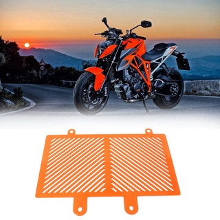 motocicleta radiador guardia rejilla cubierta protector motor para ktm duke 250 390 2017-2018 naranja (2)