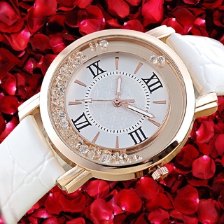 <Sale> Fashion Women Rhinestone Inlaid Round Dial Roman Number Quartz Wrist Watch Gift