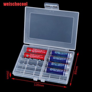 {weischocool}Useful 1x Hard Plastic Battery Case Box Holder Storage for 10 AA/AAA Batteries YSA