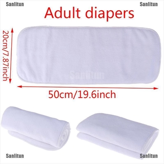 <Sanlitun> Washable Adult Diaper 4 Layers Liner Super Absorbent Adult Diaper Insert Pad