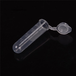 rfmx 30pcs 5 ml plástico centrífugo laboratorio tubo de prueba vial muestra botella con tapa glory