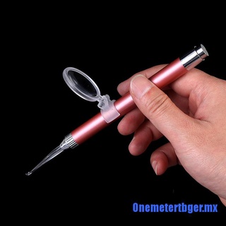 [onemetertbger.mx]linterna LED pick Baby Ear Wax Cleaner endoscopio Penlight cuchara herramienta (1)