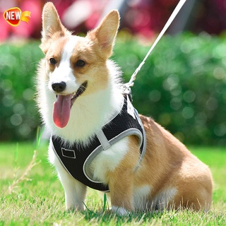 Dog Vest Leash Vest-Style Reflective Pet Chest Strap Puppy Rope Pet Supplies Breathable and Comfortable (5)