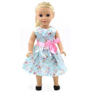 Juguetes vestido muñeca ropa se adapta a 18" pulgadas 43 cm bebé niña muñecas hecho a mano vestido de fiesta muñecas accesorios