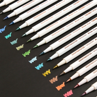suuuny 1 pza rotuladores de pincel suave de color para papelería/suministros escolares diy