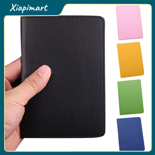 xiapimart - funda portátil para pasaporte (color sólido)