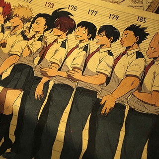 Anime Boku No Hero Academia My Hero Academia póster 70*29cm (3)