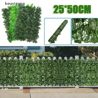 [kouyi2] hoja artificial decoración al aire libre valla de pared verde hiedra imitación hoja de vid valla red nuevo mx31