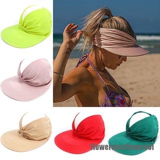 [FCMX] 1PC nuevo sombrero primavera verano mujer sombrero de sol femenino resistente a los rayos UV visera sombrero de playa