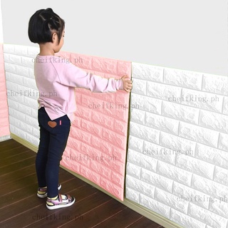 Pegatinas de sala de estar 3D pegatinas de pared 3D / 35 cm / 35 cm / patrón decorativo pegatinas de espuma a prueba de agua / pegatinas de pared de dormitorio
