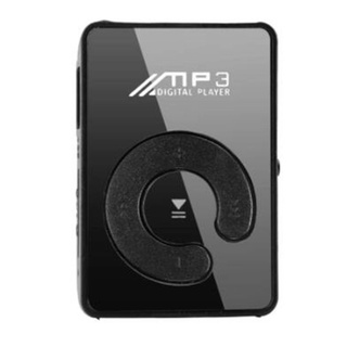Mini espejo Clip reproductor MP3 portátil deporte USB Digital reproductor de música SD TF tarjeta
