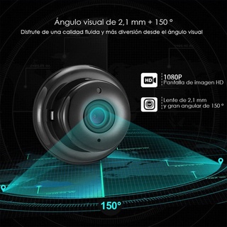 Mini Cámara Espía 2mp 1080p Wifi Visión Nocturna Bucle Grabación Interior Exterior SD (8)