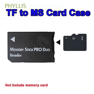phyllis psp tarjeta adaptador de almacenamiento tf a ms pro duo adaptador 1000/2000 tarjeta sd memory stick/multicolor