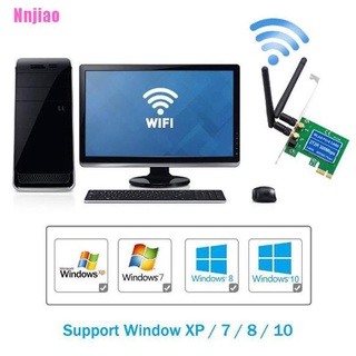 <Nnjiao> Tp-Link Tl-Wn881Nd tarjeta Pci Express inalámbrica de 300Mbps, adaptador de red Wifi Pcie