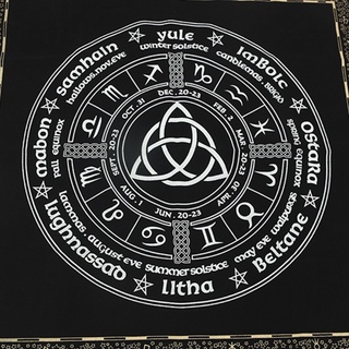 invierno 49x49cm tarot tarjeta mantel de franela geométrica figura adivinación altar tela juegos de mesa oracle card pad runas suministros (5)