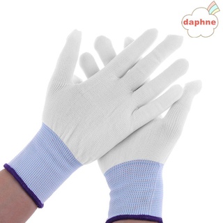 DAPHNE Hot - guantes de envoltura de coche (nailon, envoltura de vinilo), color blanco