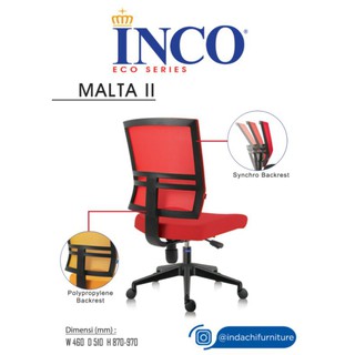 Silla de oficina/silla de trabajo INCO MALTA II-Molek_Furniture