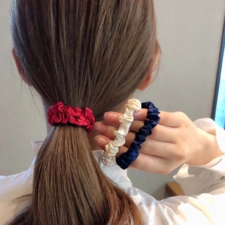 Bandas de cabello de seda para mujer Elegant/niñas pequeñas elásticas para el cabello de las Ties Scrunchies