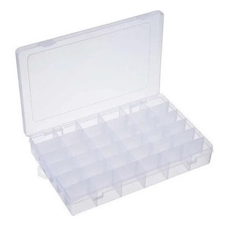 Caja organizadora con 36 divisiones para componentes electronicos, de plastico (1)
