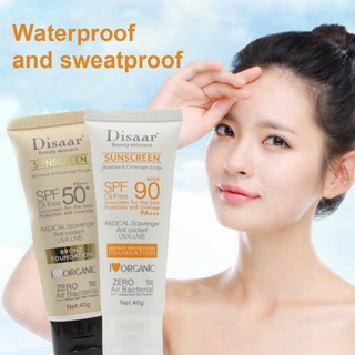 Protector solar facial protector solar blanqueamiento crema solar protector de la piel Anti-envejecimiento control de aceite hidratante SPF90