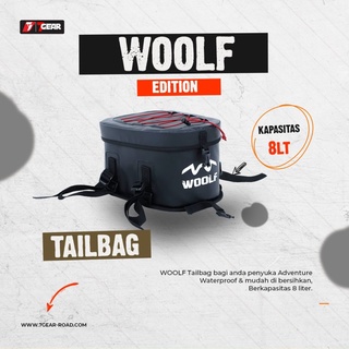 Bolsa de cola impermeable 7Gear lana impermeable para asiento de motocicleta (1)