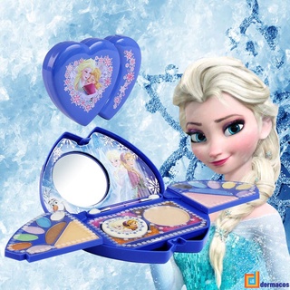 Dermacos 39 unids/Set Kit de cosméticos para Disney Frozen Series maquillaje Set para niñas maquillaje juguete Mini portátil fiesta cosmética herramienta infantil princesa maquillaje Set dermacos